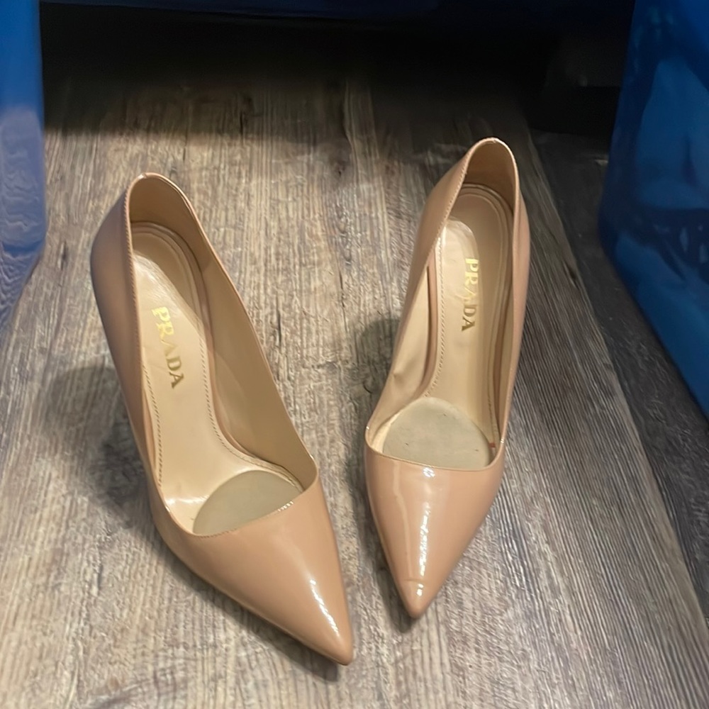 Prada Patent Nude Pumps (authentic and purchased in Italy)